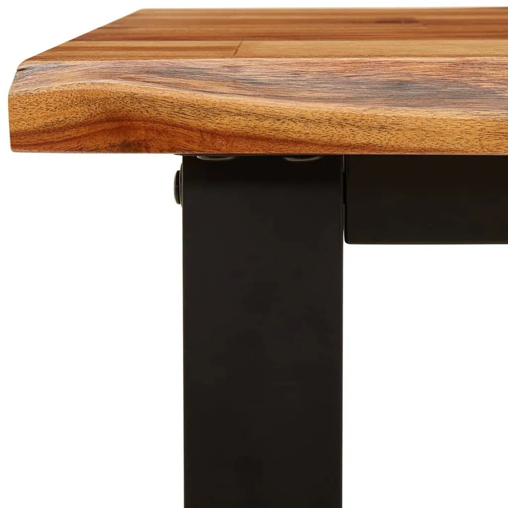 tömör akácfa pad természetes éllel 160 cm