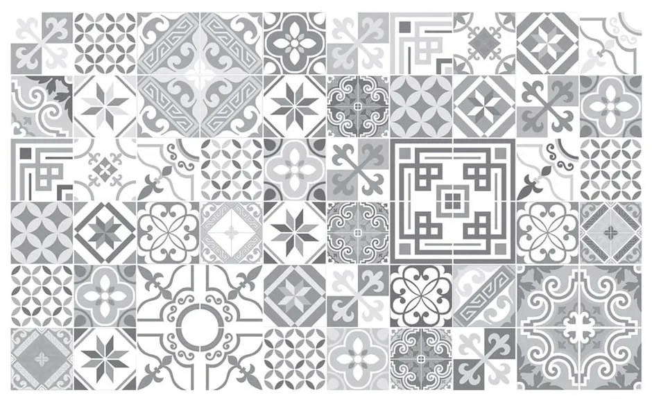 Shades of Grey 60 részes dekoratív falimatrica szett, 10 x 10 cm - Ambiance