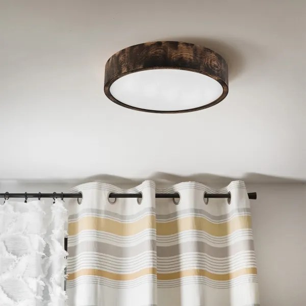 Brilagi - Mennyezeti lámpa CARVALHO SMOKEY 2xE27/60W/230V tölgy, átm. 37,5 cm