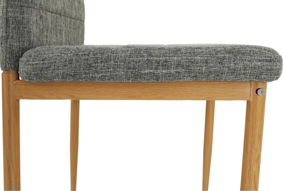 Szék, világosszürke anyag/bükk, COLETA NOVA