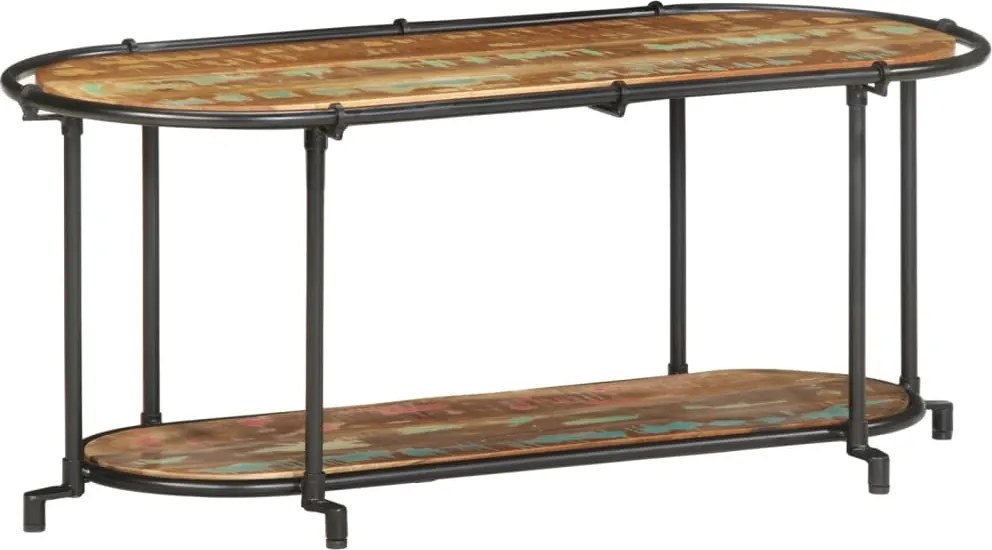 vidaXL tömör újrahasznosított fa TV-szekrény 100 x 42 x 40 cm