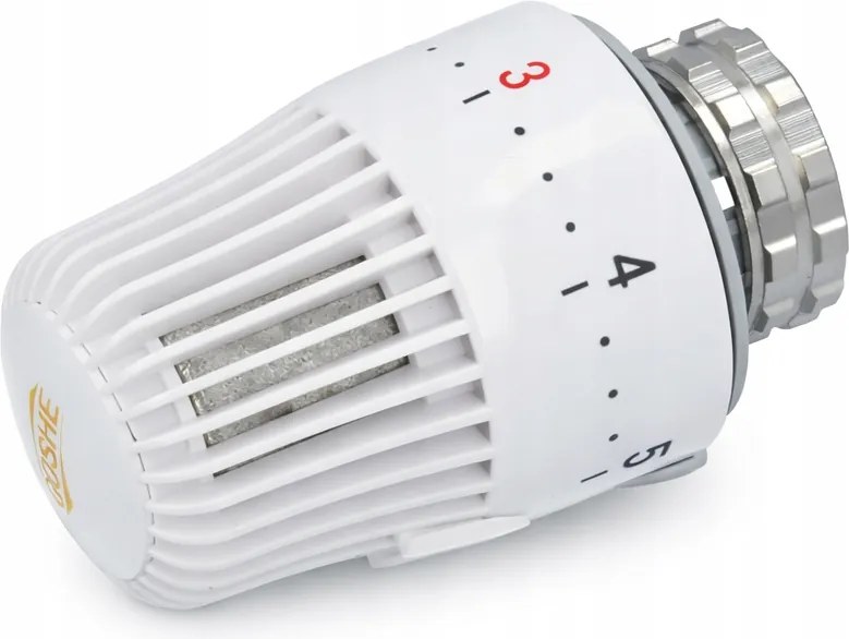 Radiátor Termosztátfej Fehér Termosztát Menetes Tárcsa M30x1,5