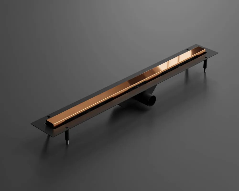 ambro D'oro lineáris lefolyó RÉZ FÉNYES borítással 700mm