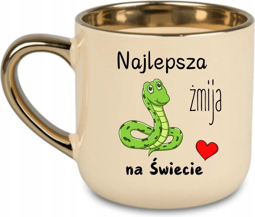 Elegáns bögre „a világ legjobb viperája” 400 Krémszínű