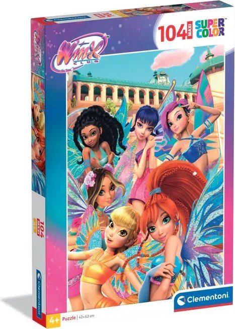 Winx Club Fairy 104 db-os maxi puzzle Clementoni