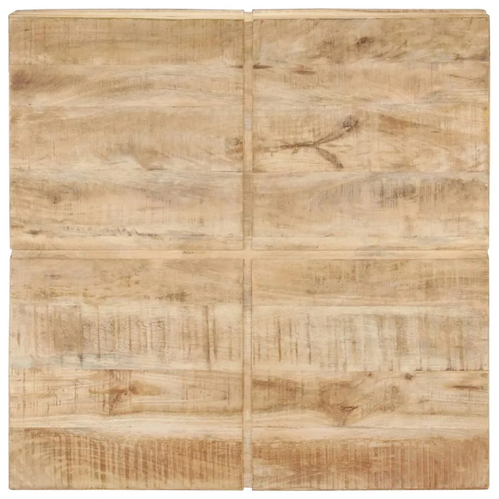 Tömör mangófa dohányzóasztal 80 x 80 x 28 cm