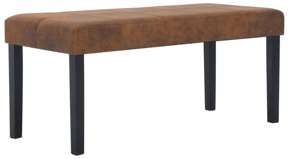 barna művelúr pad 106 cm