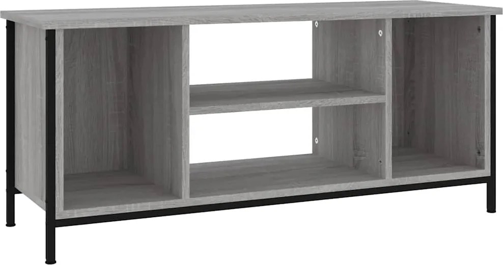 vidaXL szürke sonoma színű szerelt fa TV-szekrény 102x35x45 cm