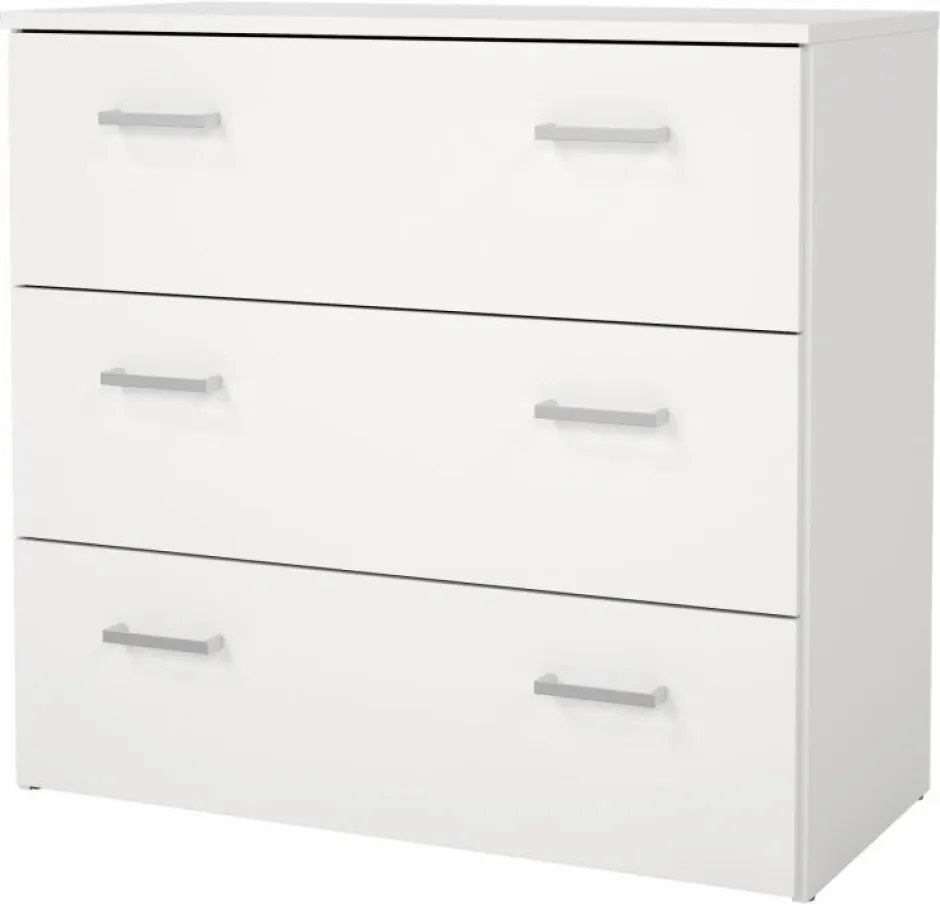 Komód, fehér, GARBO 3