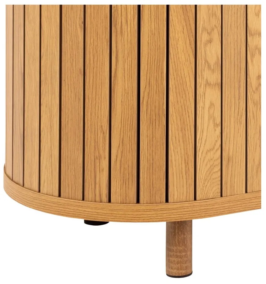 Natúr színű komód tölgyfa dekorral 160x80x45 cm Colima – Actona