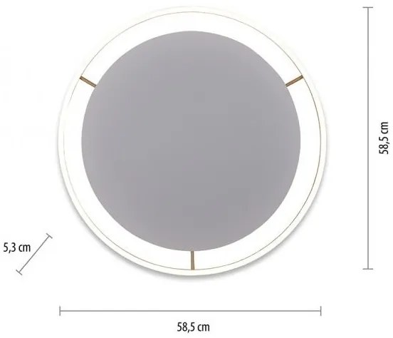 Leuchten Direkt 15392-60 - LED Dimmelhető mennyezeti lámpa RITUS LED/30W/230V