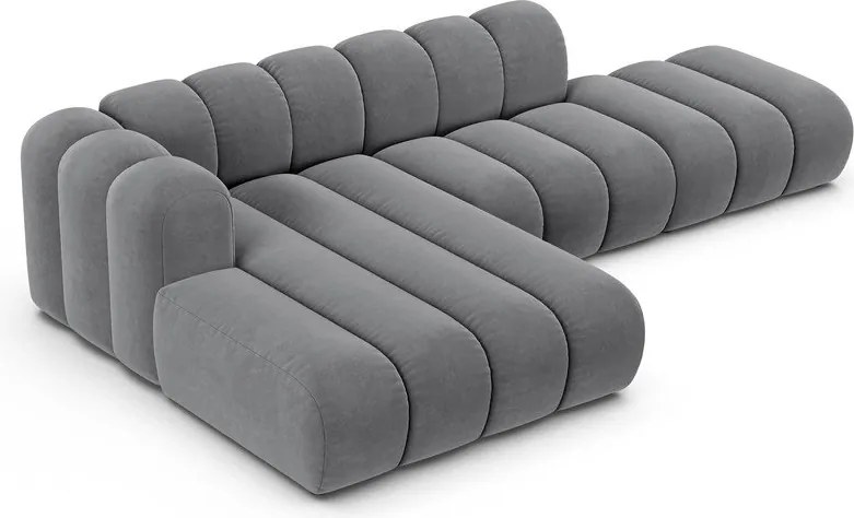 Világosszürke sarokkanapé (bal oldali) Lupine – Micadoni Home