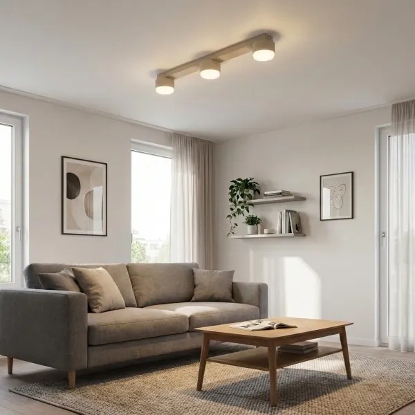 Brilagi - LED spotlámpa MONO 3xGX53/12W/230V bézs