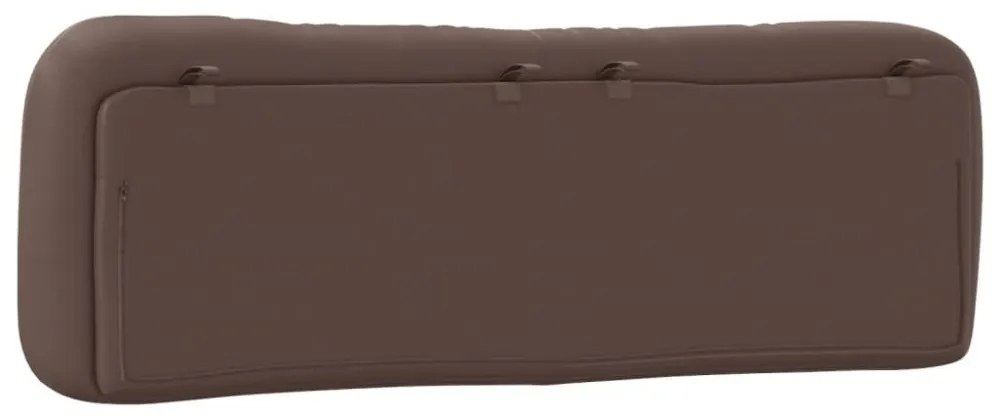 barna műbőr fejtámla párna Hvar 160 cm