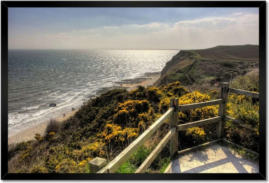 Poszterek keretben 60x40 Esti kép Balti-tenger