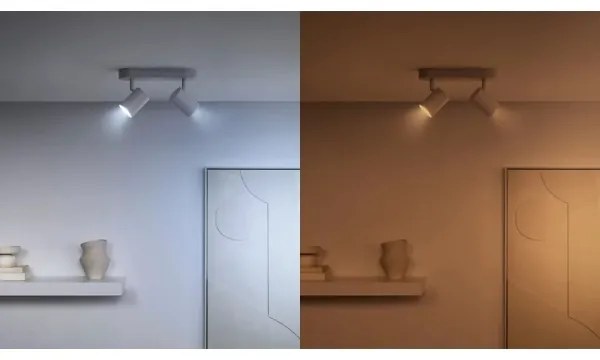 2 db-os szett dimmelhető LED izzó PAR16 GU10/4,7W/230V 2700-6500K CRI 90 Wi-Fi-WiZ
