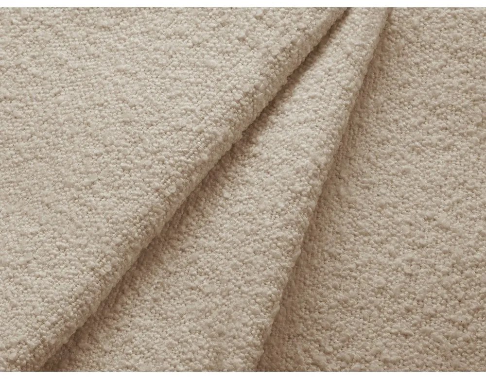 Bézs buklé kanapé 208 cm Poppy – Micadoni