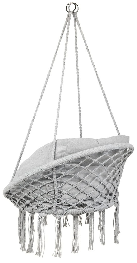 Szürke függőfotel párnázattal KOLUMBIA