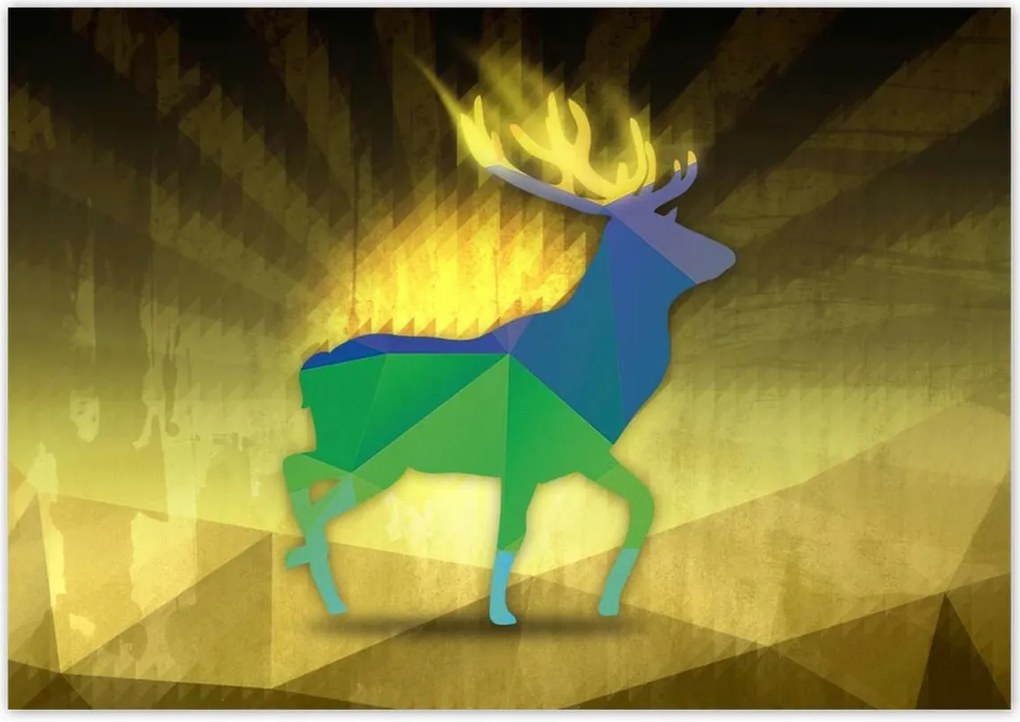 Poszterek 100x70 Felszarvazott modern grafika