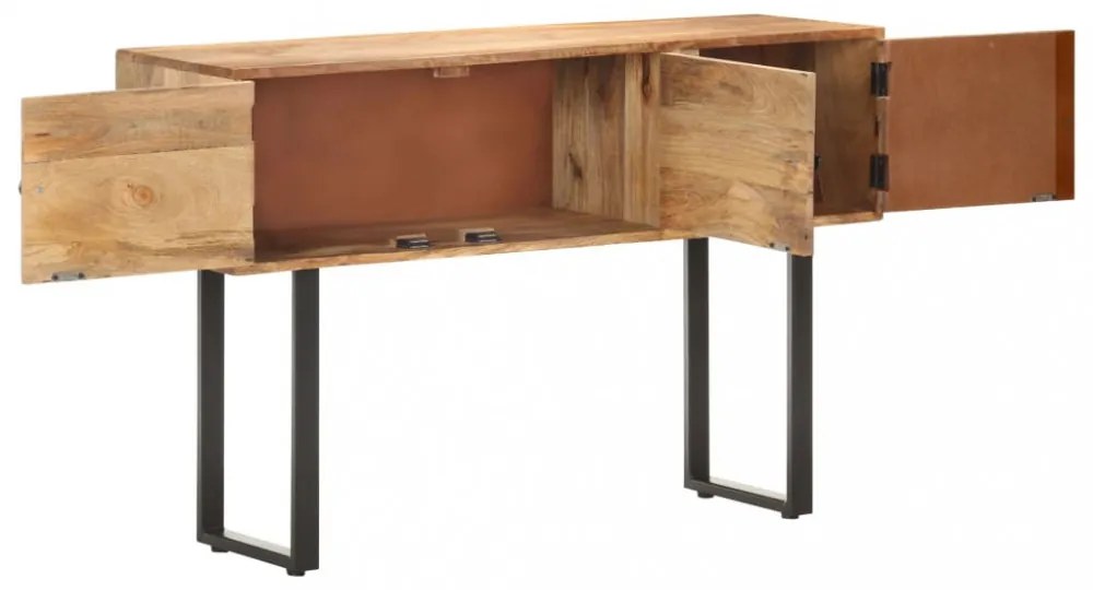 tömör mangófa tálalószekrény 116 x 35 x 75 cm