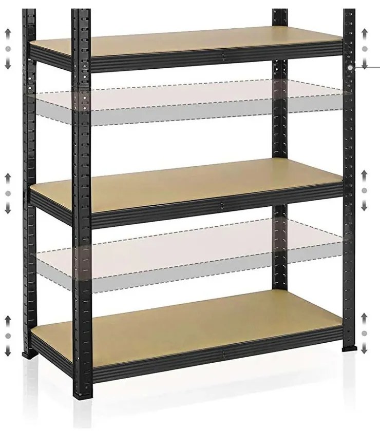 Nagy teherbírású polc P 70x30x150 cm 150 kg
