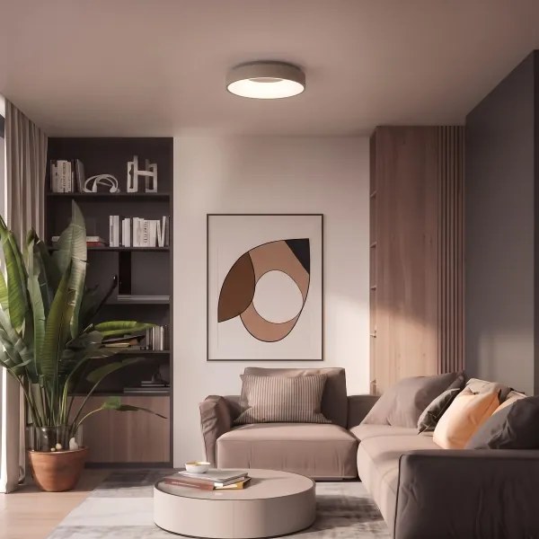 BRILAGI - LED dimmelhető mennyezeti lámpa FALCON II LED/67W/230V fehér/bézs + távirányító