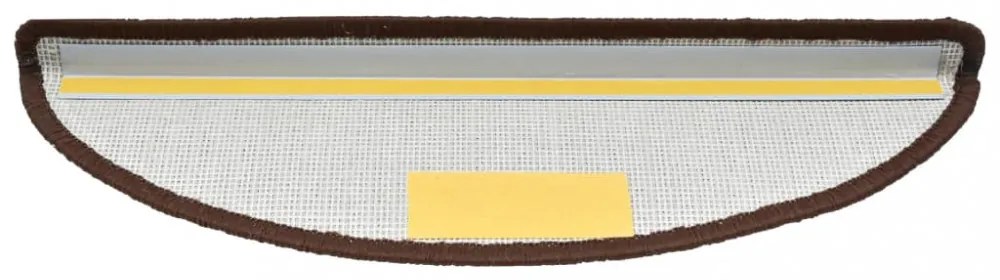 vidaXL 15 db barna lépcsőszőnyeg 56 x 17 x 3 cm