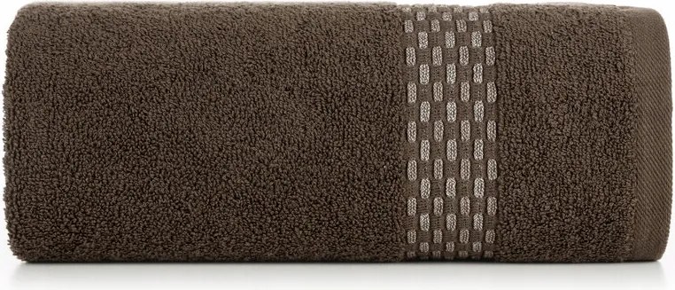 Riva törölköző 50x90 barna 500 g/m2