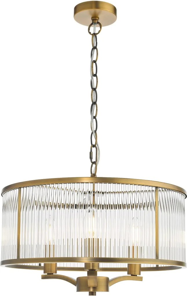 Dar Lighting glamour modern függeszték evelyn antik bronz dareve0363