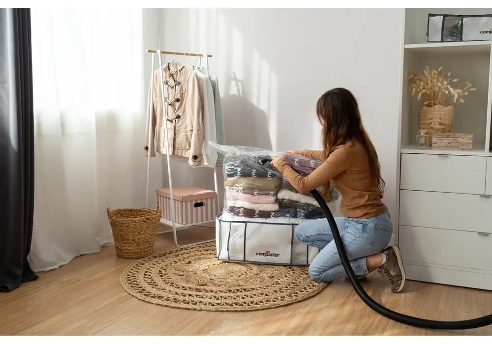 Vákuumos-megerősített textil ruhatároló doboz 65x50x26,5 cm Life – Compactor
