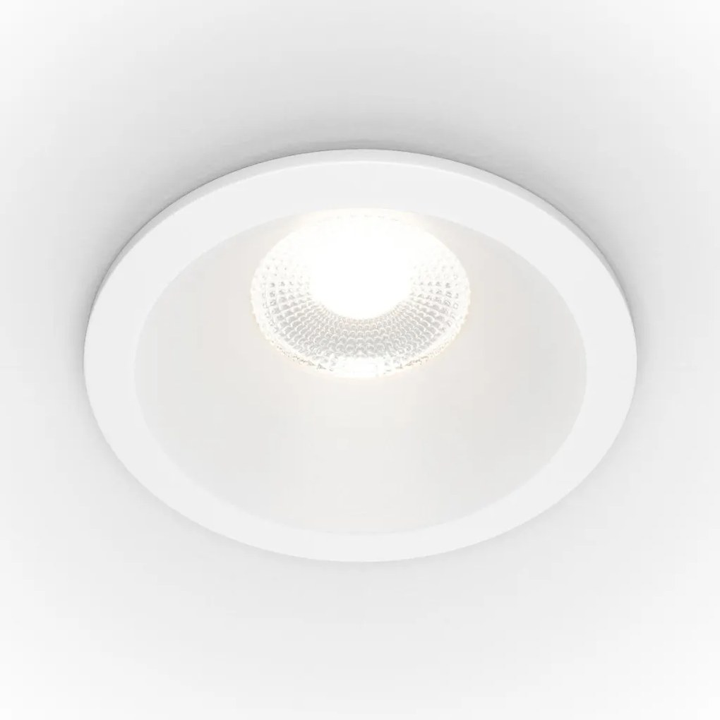MAYTONI DL034-L12W4K-D-W ZOOM Fürdőszobai Beépíthető Lámpa Fehér LED IP65