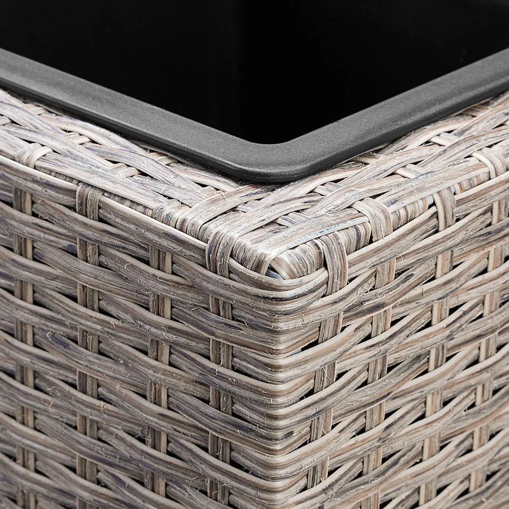 Casaria® Virágtartó 83x30,5x60 cm - krém