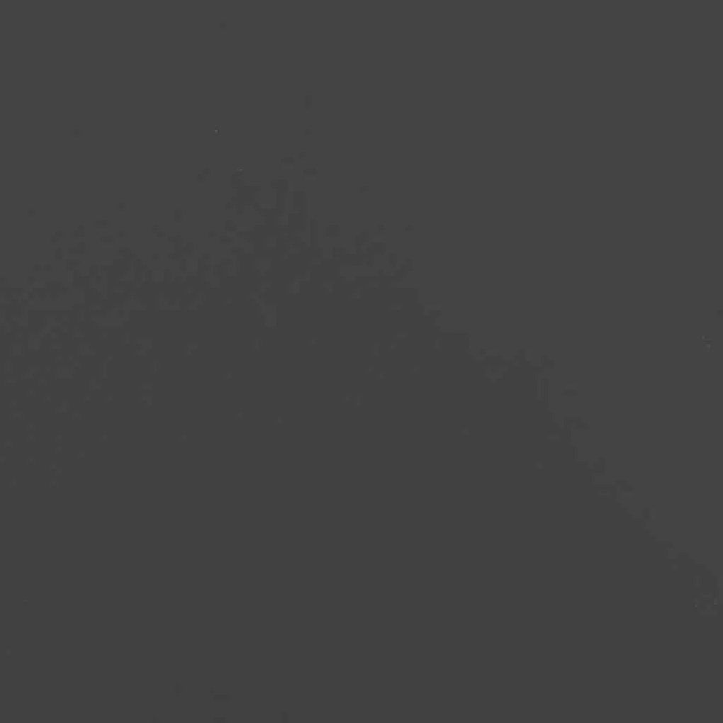 fekete virágláda, hidegen hengerelt acél, 200 x 40 x 40 cm