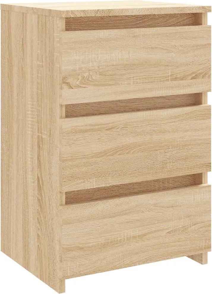 vidaXL sonoma tölgy színű szerelt fa éjjeliszekrény 40 x 35 x 62,5 cm