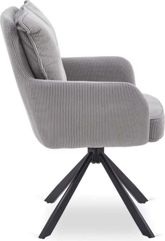 KRZESŁO Obrotowe CITY Szare