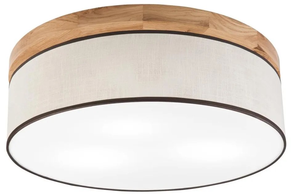 Brilagi Brilagi - Mennyezeti lámpa BELLADONNA 3xE27/15W/230V átm. 50 cm krémes/tölgy BG1361