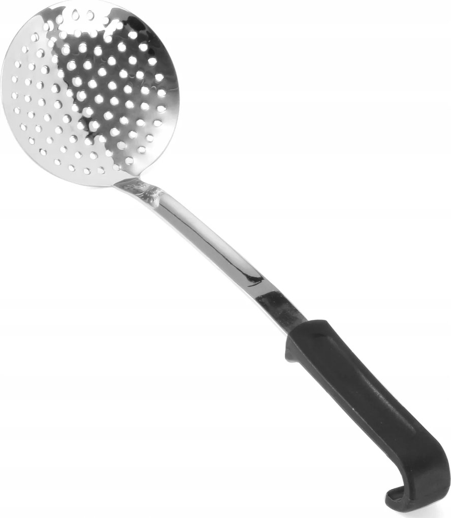 Szűrőkanál kerek rozsdamentes acélból 370mm hosszú Hendi 529041
