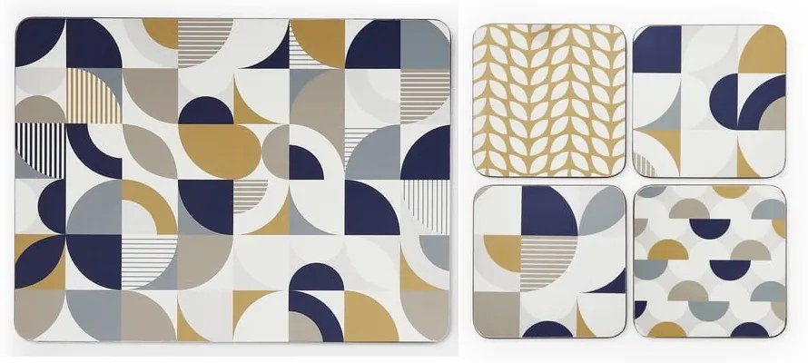 Tányéralátét és poháralátét szett 8 db-os Bauhaus – Cooksmart ®