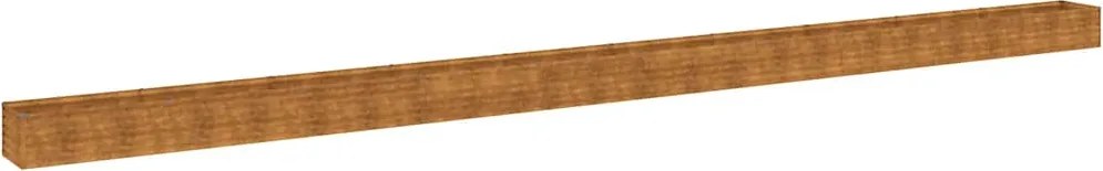 vidaXL corten acél kerti magaságyás 960x50x36 cm