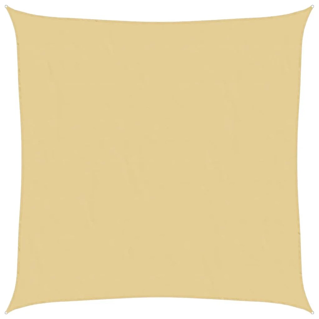 homokszínű 100% oxford szövet napvitorla 4,5x4,5 m