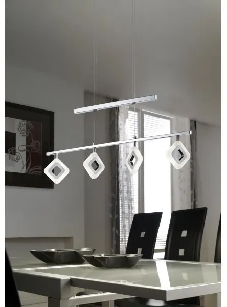 Trio - LED Csillár zsinóron PARADOX 4xLED/4,3W/230V