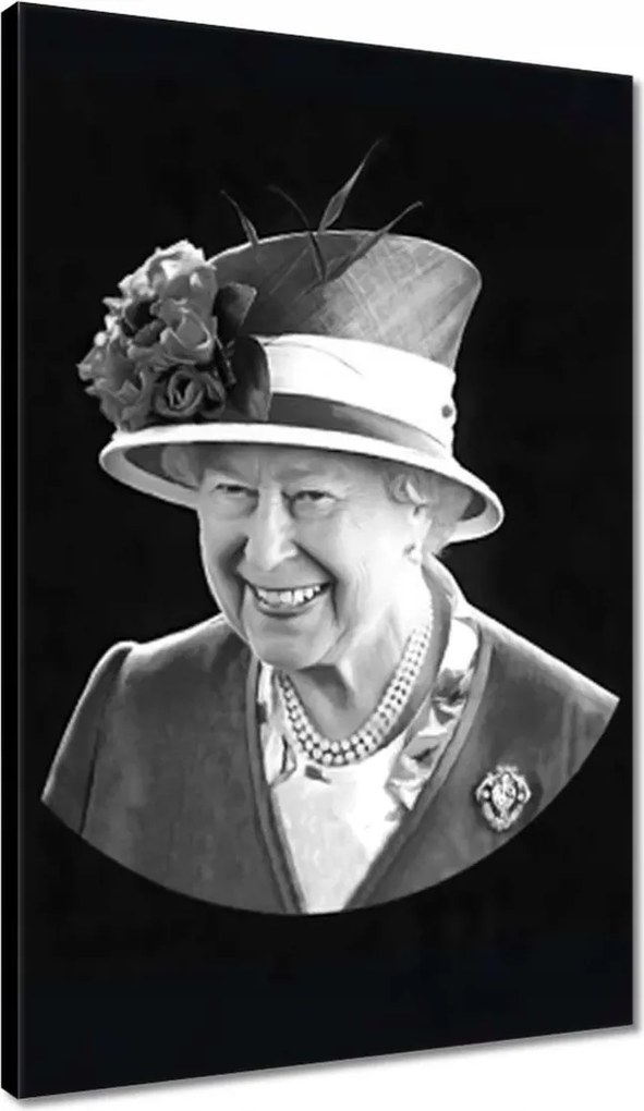 Vászonkép 40x60 Erzsébet angol királynő 2
