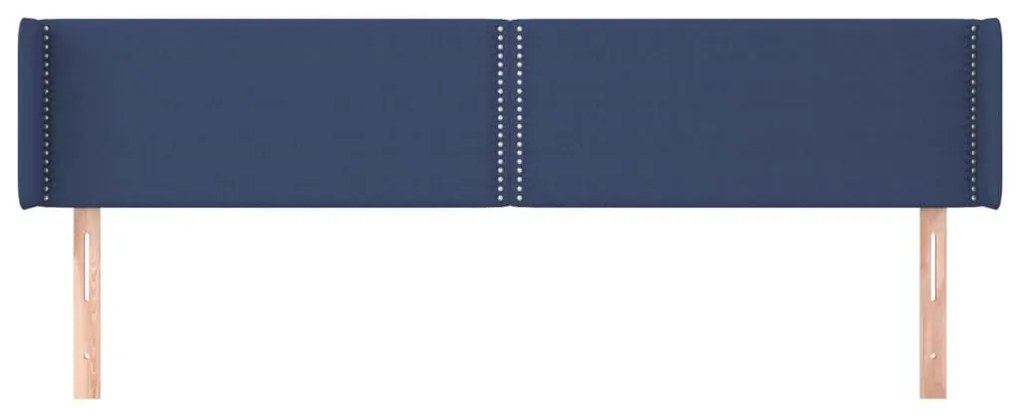 kék szövet fejtámla 183x16x78/88 cm