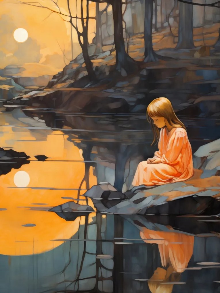 Poszter 60x80cm Alkonyati gyönyör