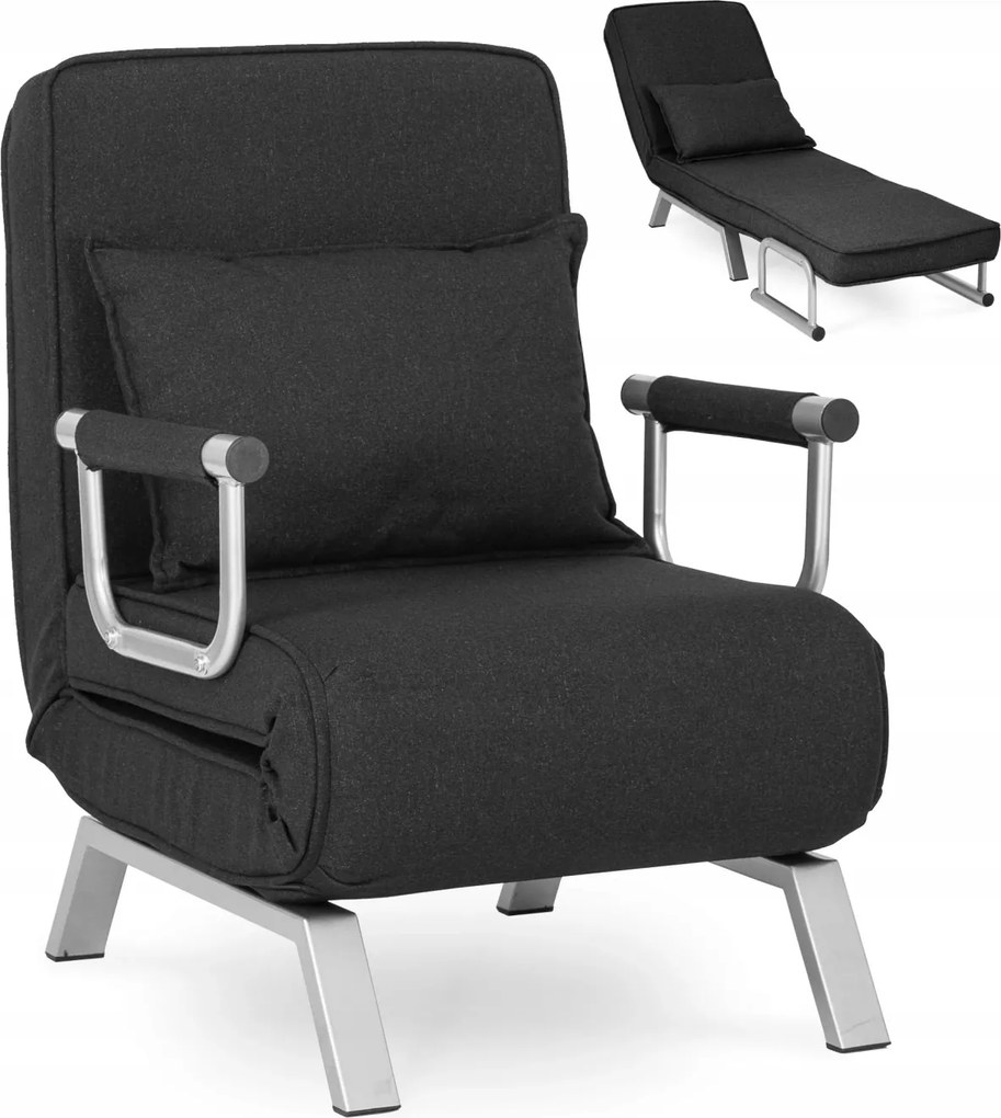 Dönthető fotel fekete, BART