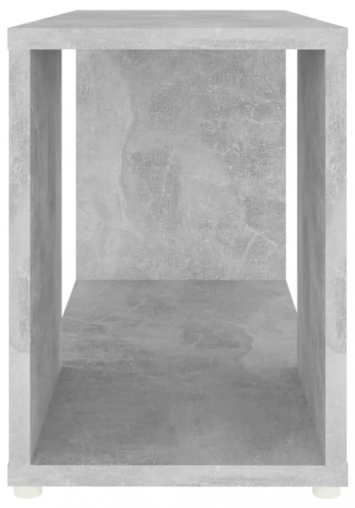 betonszürke szerelt fa TV-szekrény 60 x 24 x 32 cm