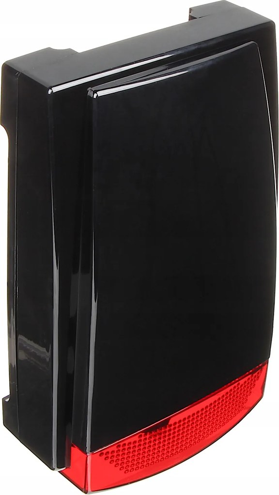 Fekete Kültéri jelzőlámpa Saját Tápellátással Akkumulátor MR100R/BLACK