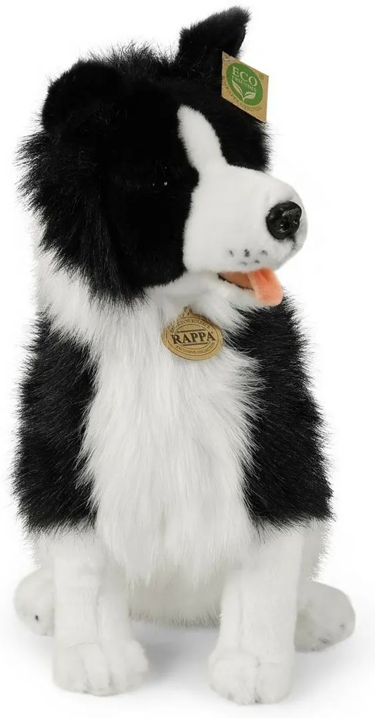 Rappa Plüss Border collie kutya 40 cm ECO -FRIENDLY