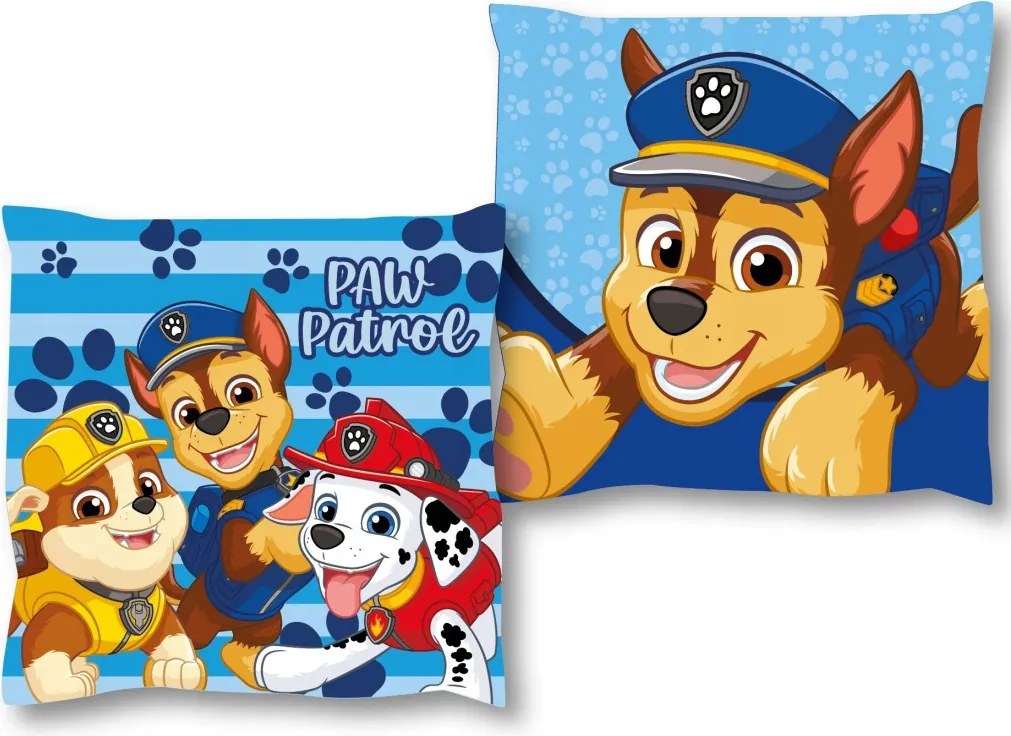 Mancs Őrjárat Bay Buddies párna, díszpárna 38x38 cm Velúr