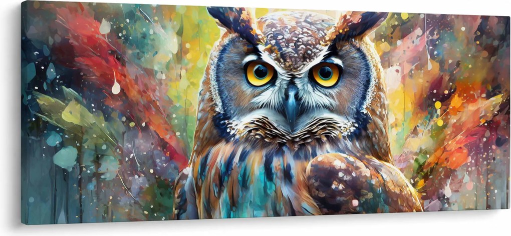 Kép - Egy bagoly festménye (120x50 cm)